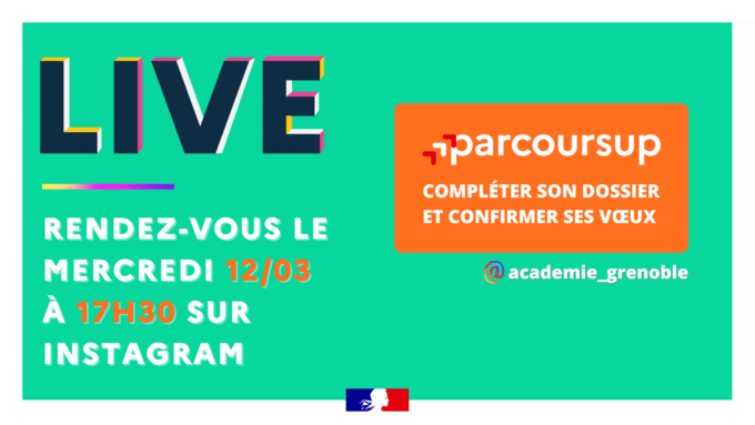 TV LIVES Parcoursup 12 03 2025